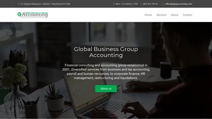 Global Business Group Accounting