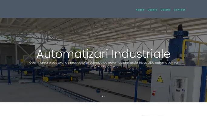 GDU Automation | Automatizari Industriale | Programare PLC si HMI