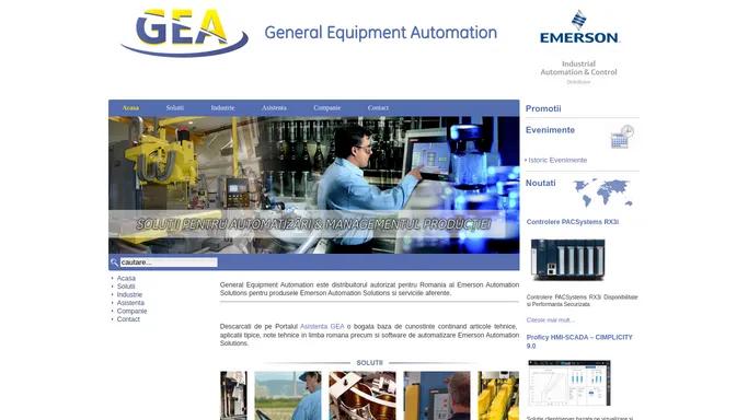General Equipment Automation - Acasa
