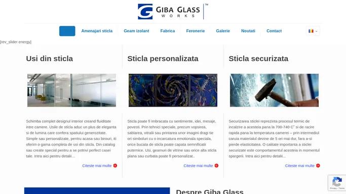 GIBA-GLASS | sticla personalizata, feronerie, cabine de dus, servicii montaj
