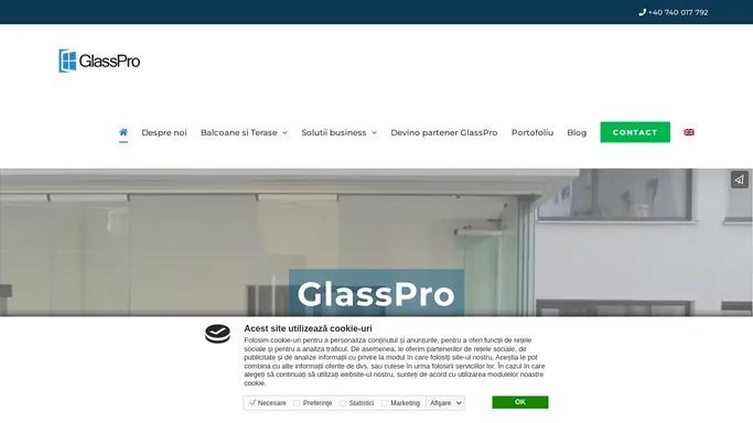 Sisteme din sticla glisanta | 10 ani experienta | GlassPro