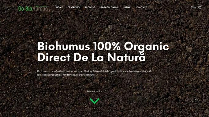 Go Biohumus – Direct de la natura