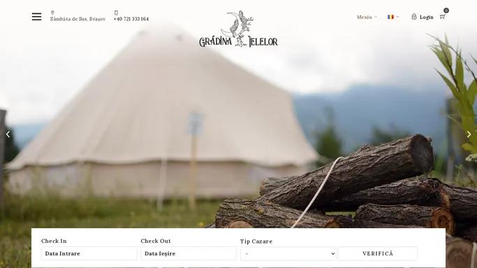 Gradina Ielelor – Camping and Glamping in Romania – Camping Sambata de Sus, Romania
