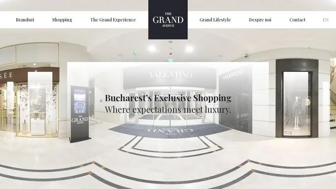Exclusive Shopping Centre | The Grand Avenue Bucharest