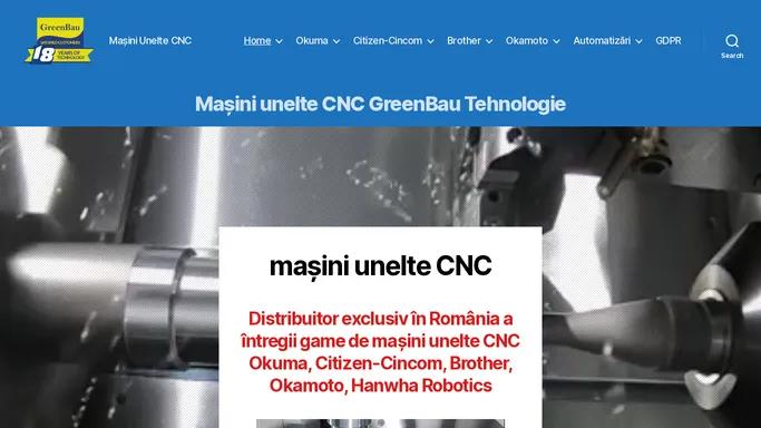 Masini unelte CNC GreenBau Tehnologie - GreenBau Tehnologie