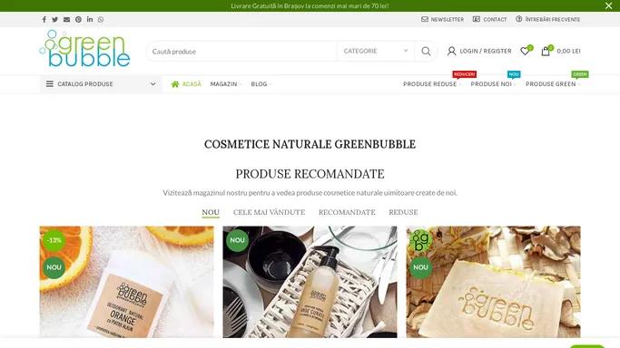 GreenBubble Cosmetice Naturale - GreenBubble Cosmetice Naturale