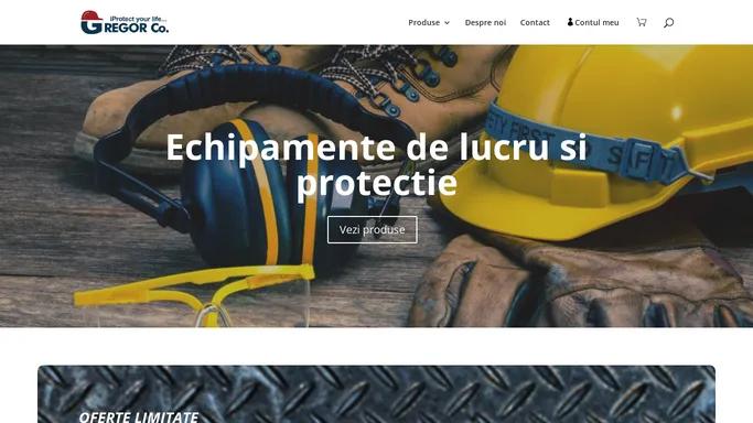 Homepage - Gregor Co. - ECHIPAMENTE DE PROTECTIE