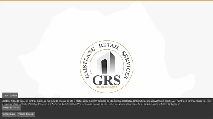 Siteul de prezentare GRS Holding - divizii granit, sticla, gratare, monumente funerare, felinare metalice, mobila