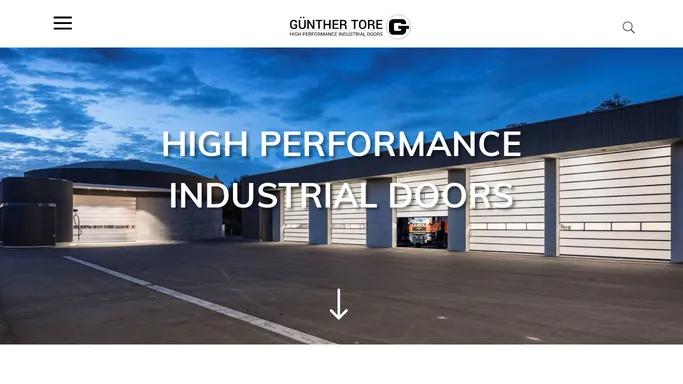 Gunther Tore Romania - High Performance Industrial Doors