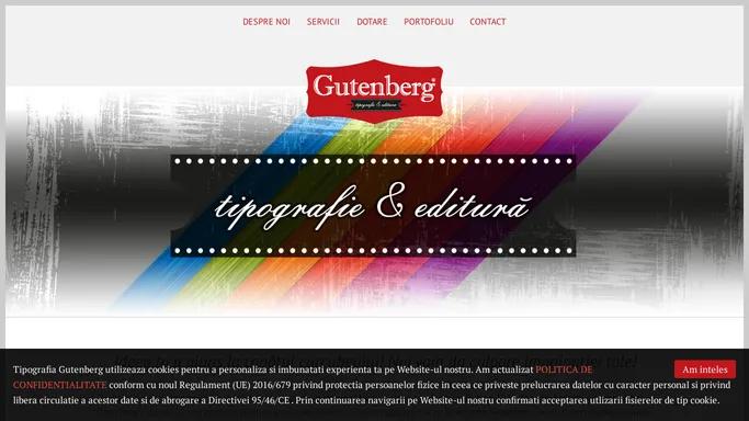 Gutenberg tipografie si editura