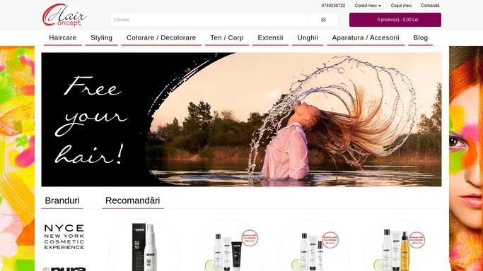 HairConcept.ro - Magazin produse cosmetice profesionale pentru par