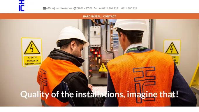 Hard Instal - Installation, engineering, quality solutions and technical support