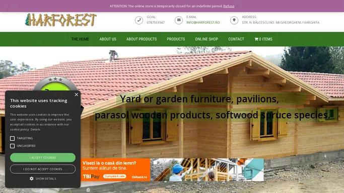 Construction of wooden houses, garden houses HARFOREST SRL - Holiday homes, cabins | HARFOREST SRL