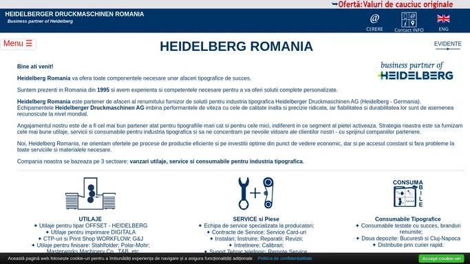 HEIDELBERG ROMANIA - furnizor de solutii pentru industria tipografica