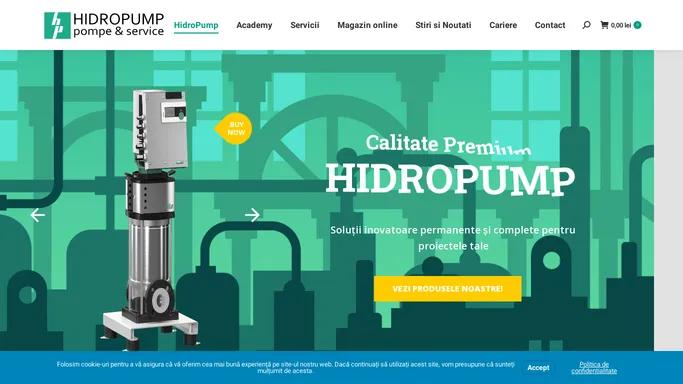 HIDROPUMP - Pompe cu service | O echipa de profesionisti