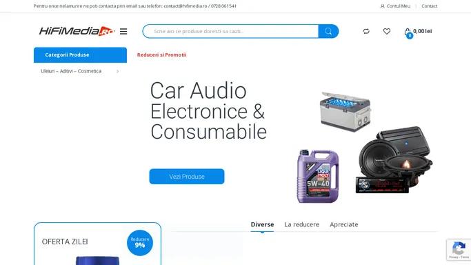 HiFi Media - Magazin online de produse audio, video si IT pentru masina si acasa | HiFiMedia - Audio, Video si Consumabile Auto Moto