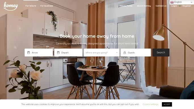 Homey Apartments - Book your stay