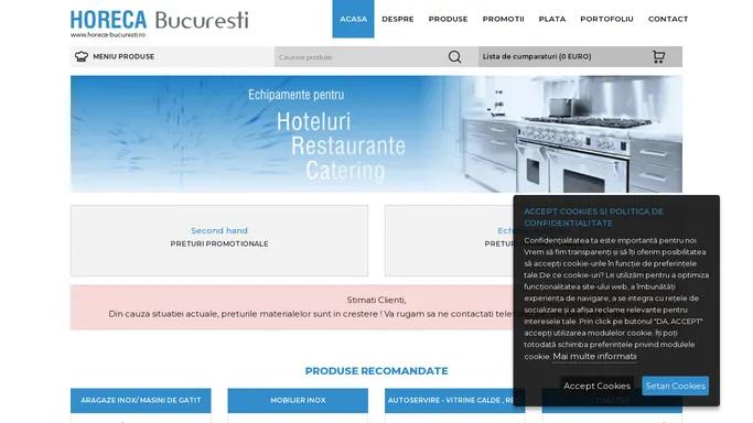 Horeca Bucuresti echipamente, utilaje restaurante, echipamente fast food, mobilier industria alimentara, bucatarii profesionale restaurante, hoteluri, vitrine frigorifice