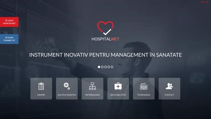 HospitalNet - Innovative tool for health management