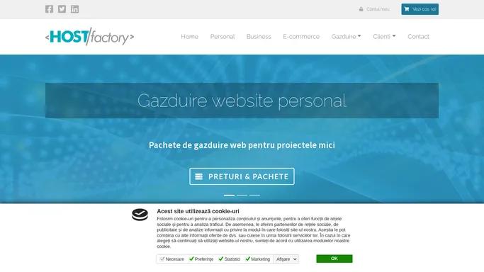 Gazduire site – pachete de hosting web profesionale✅