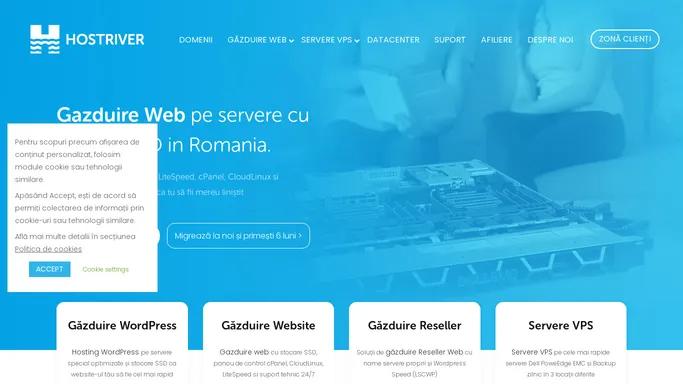 Gazduire Web Romania - HostRiver | Uptime de 99,9% GARANTAT
