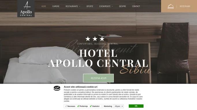 Hotel Apollo Central Sibiu – Hotel Apollo Central este un hotel in Sibiu de 3 stele, situat central, aproape de toate punctele de interes din oras.