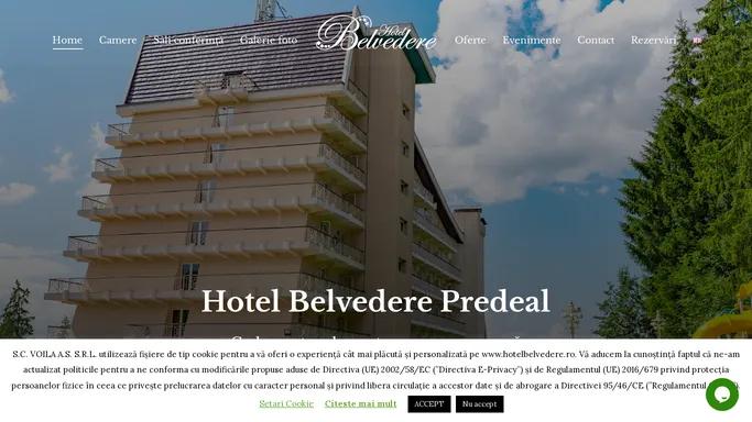 Hotel Belvedere Predeal - Cazare in confort de 3 stele in mijlocul naturii