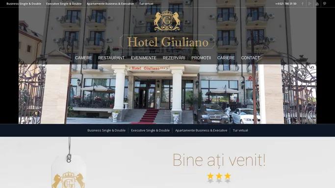 Hotel Giuliano – Hotel – Restaurant – Evenimente Speciale si Corporate