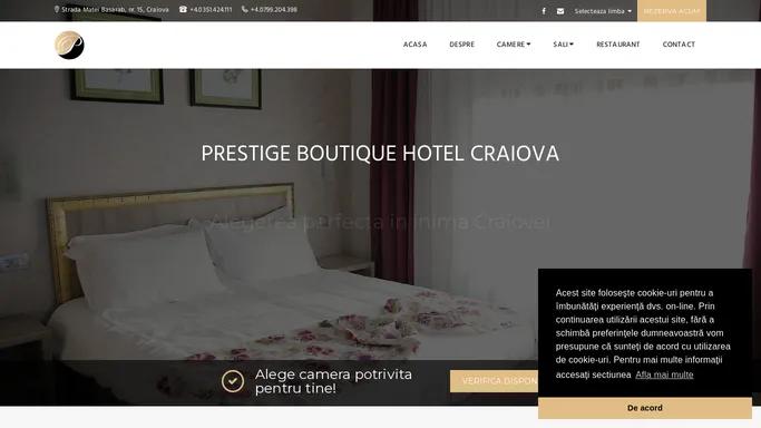 Cazare Hotel Boutique 4**** Craiova | Hotel Prestige Boutique
