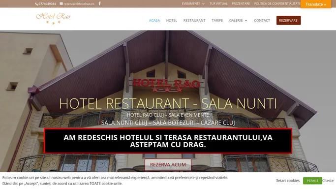 Hotel Cluj Rao: Sala Nunti Cluj| Evenimente | Restaurant