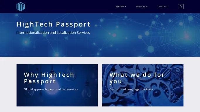 HighTech Passport | Internationalization and Localization Services
