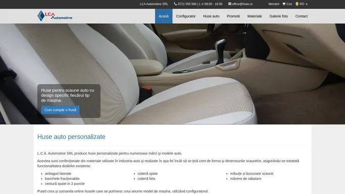 Huse auto personalizate - LCA Automotive