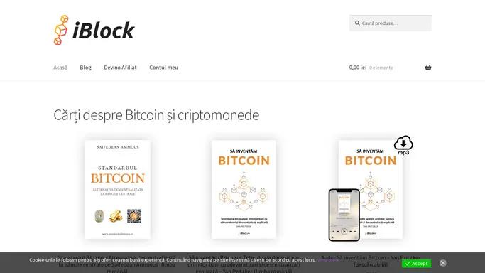 Carti crypto, criptomonede si bitcoin – iBlock