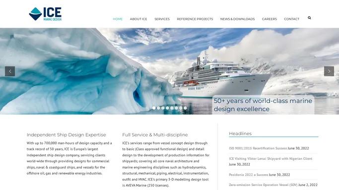 ICE: Europe's largest independent ship design group