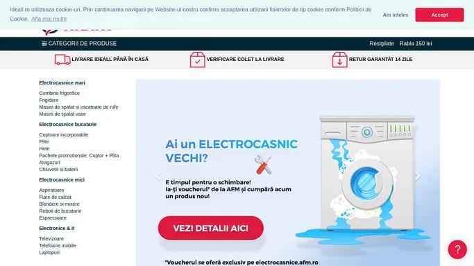 Magazin online electrocasnice si electronice - Ideall.ro