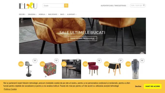 Ielou | Platforma online de mobila si decoratiuni interioare