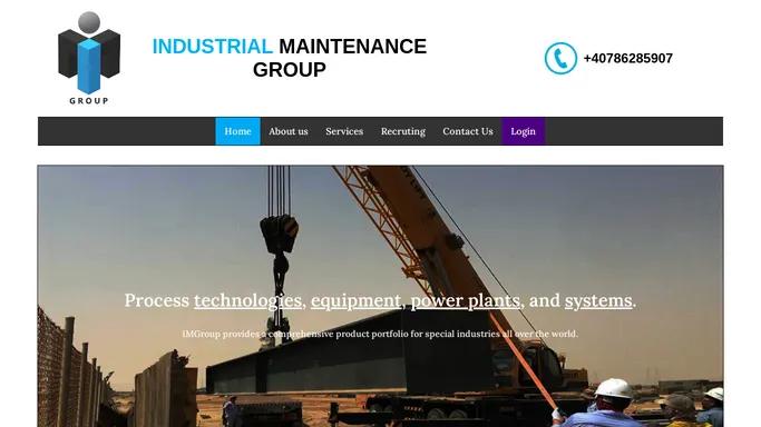 Industrial Maintenance Group - Power plants and energetic solutions | IMGroup