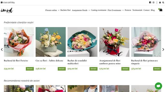 Florarie online Bucuresti - Livrare Flori - IMOD Flowers