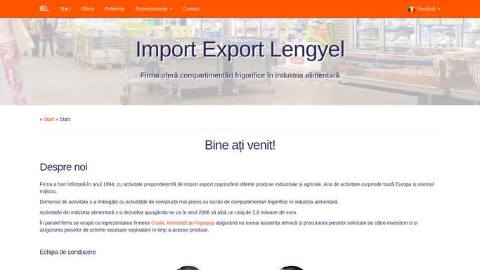 Start - Import Export Lengyel