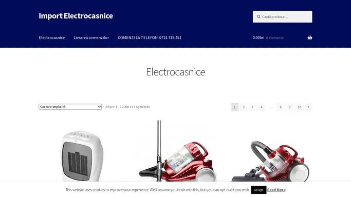 Magazin online - Import Electrocasnice