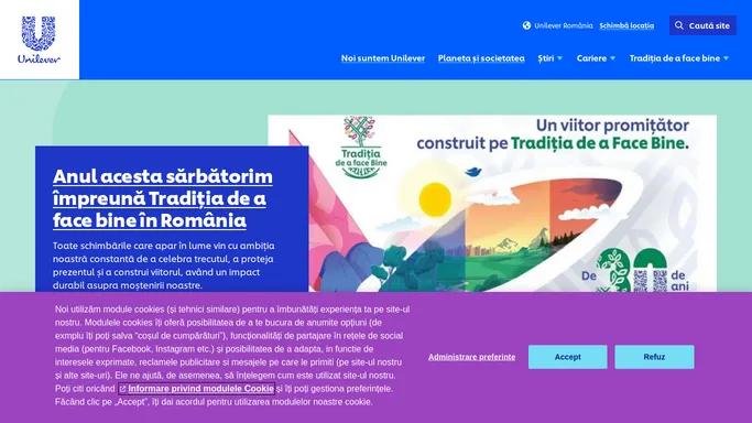 Unilever Romania Homepage | Unilever