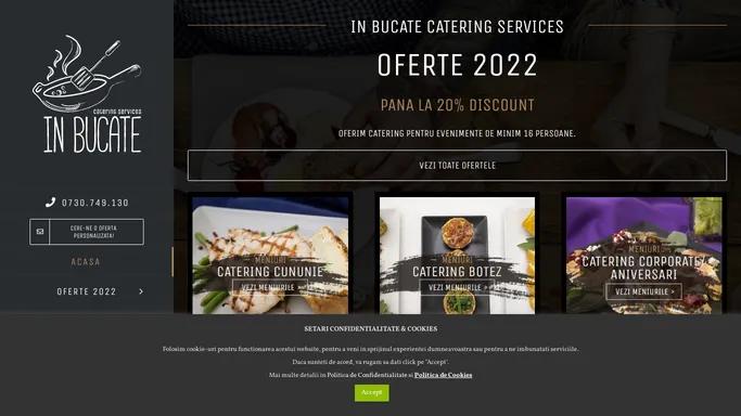 In Bucate Catering Services - Catering Evenimente Bucuresti si in tara