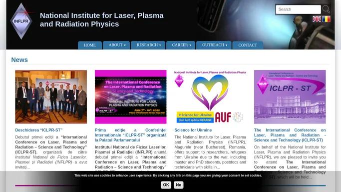 National Institute for Laser, Plasma and Radiation Physics |