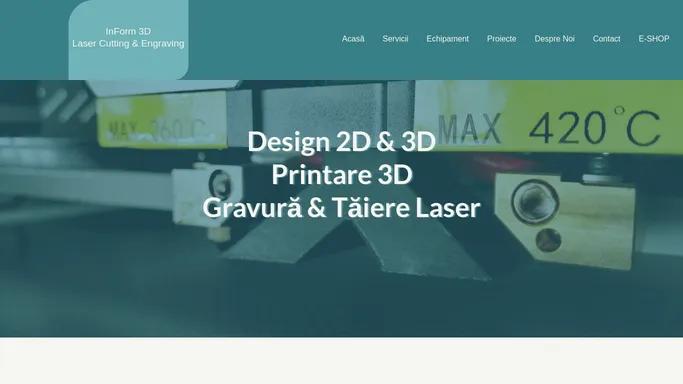 InForm 3D Laser Cutting & Engraving