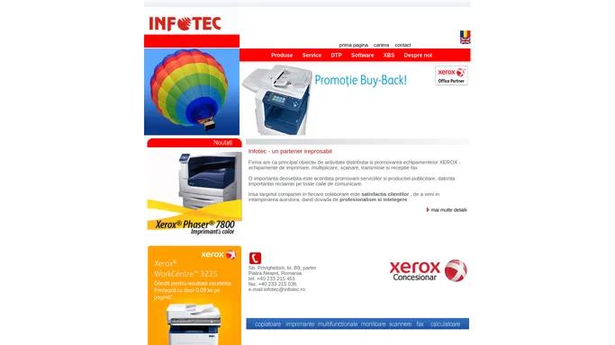 Infotec Piatra Neamt - xerox - copiatoare, imprimante, consumabile