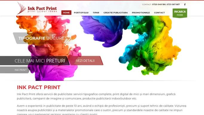 Tipografie - Ink Pact Print - Tipografie Bucuresti