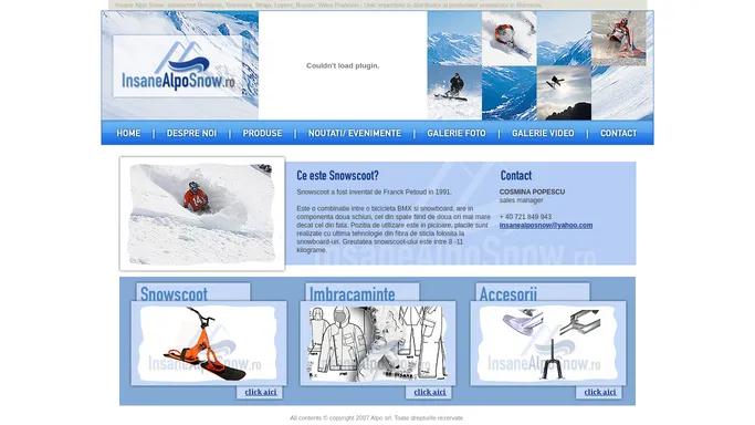 Insane Alpo Snow - Snowscoot Romania - Unic Importator si Distribuitor al produselor snowscoot in Romania!