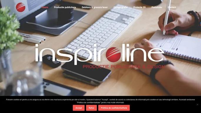 Inspiroline - Productie publicitara si design Timisoara
