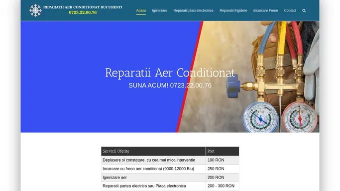 Reparatii Aer Conditionat Bucuresti - Service Aparate Climatizare