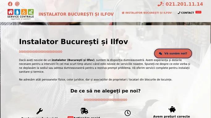 Instalator Bucuresti-Ilfov»Instalatii sanitare, termice✔021.201.11.14